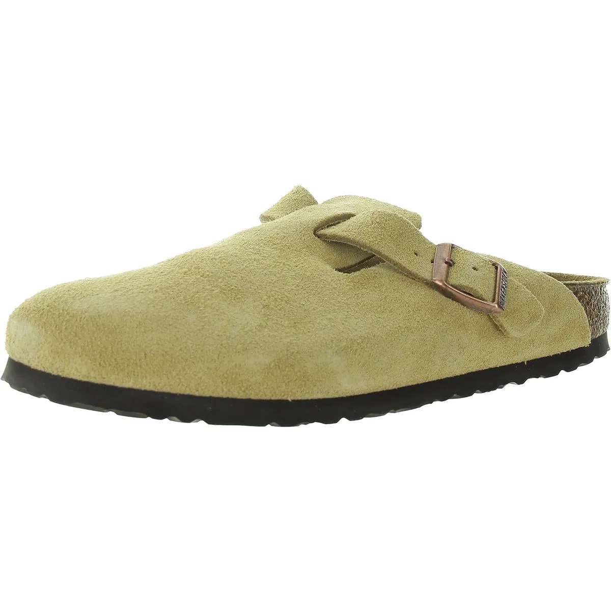 Boston BS Mens Nubuck Slip On Clogs