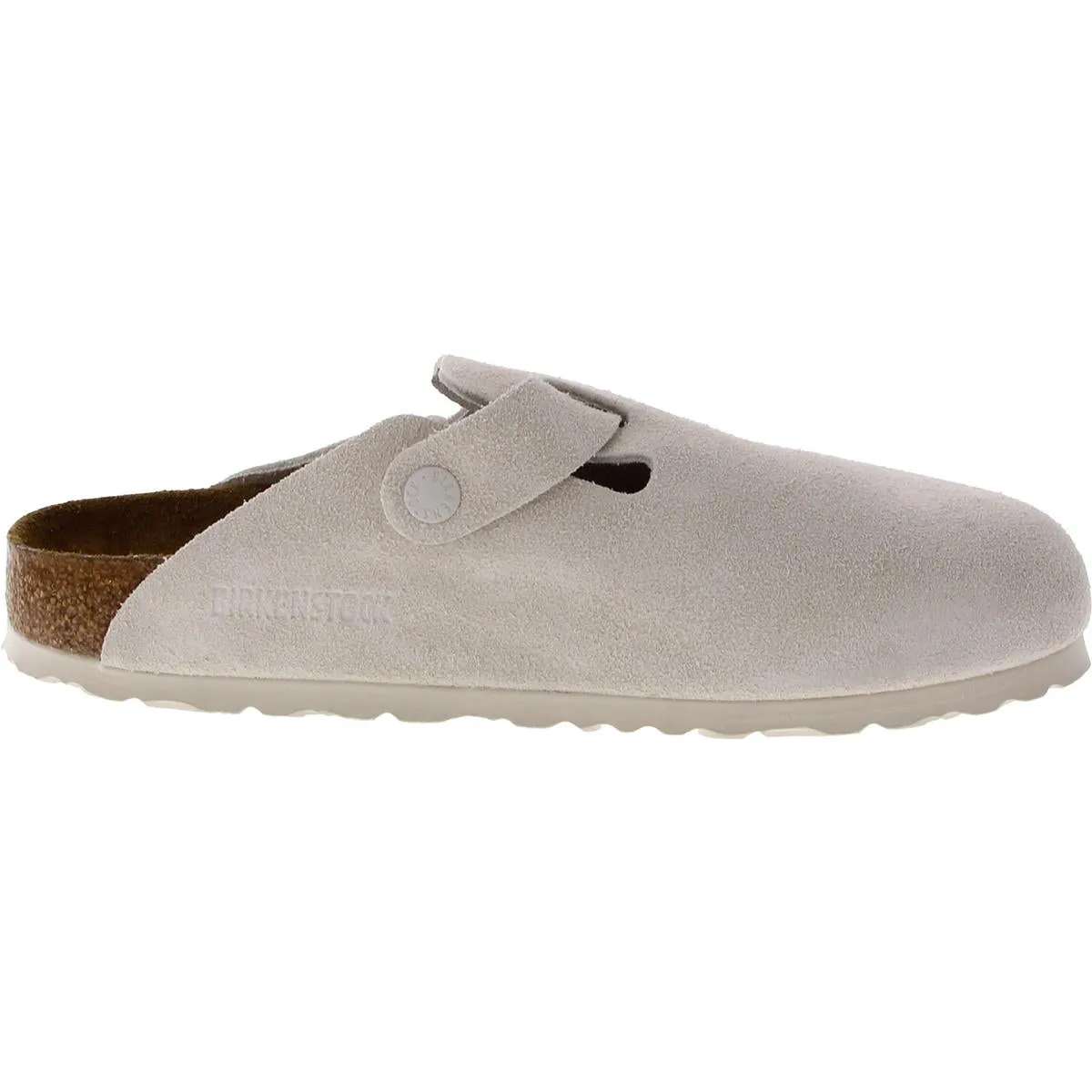 Boston BS Mens Nubuck Slip On Clogs