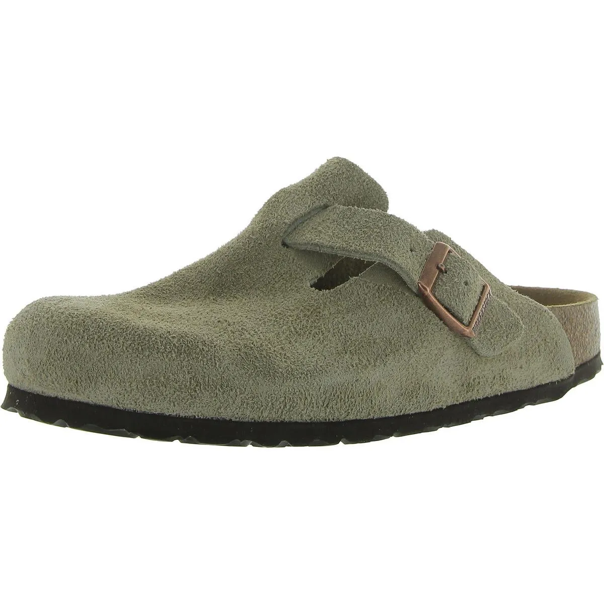 Boston BS Mens Nubuck Slip On Clogs