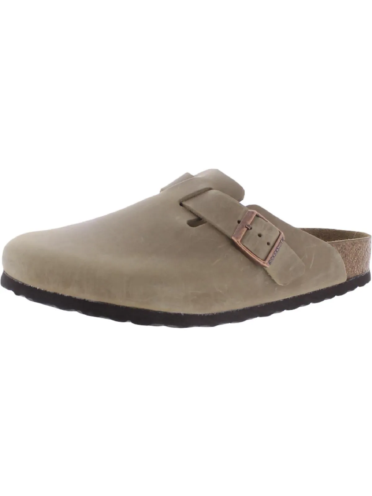 Boston BS Mens Nubuck Slip On Clogs