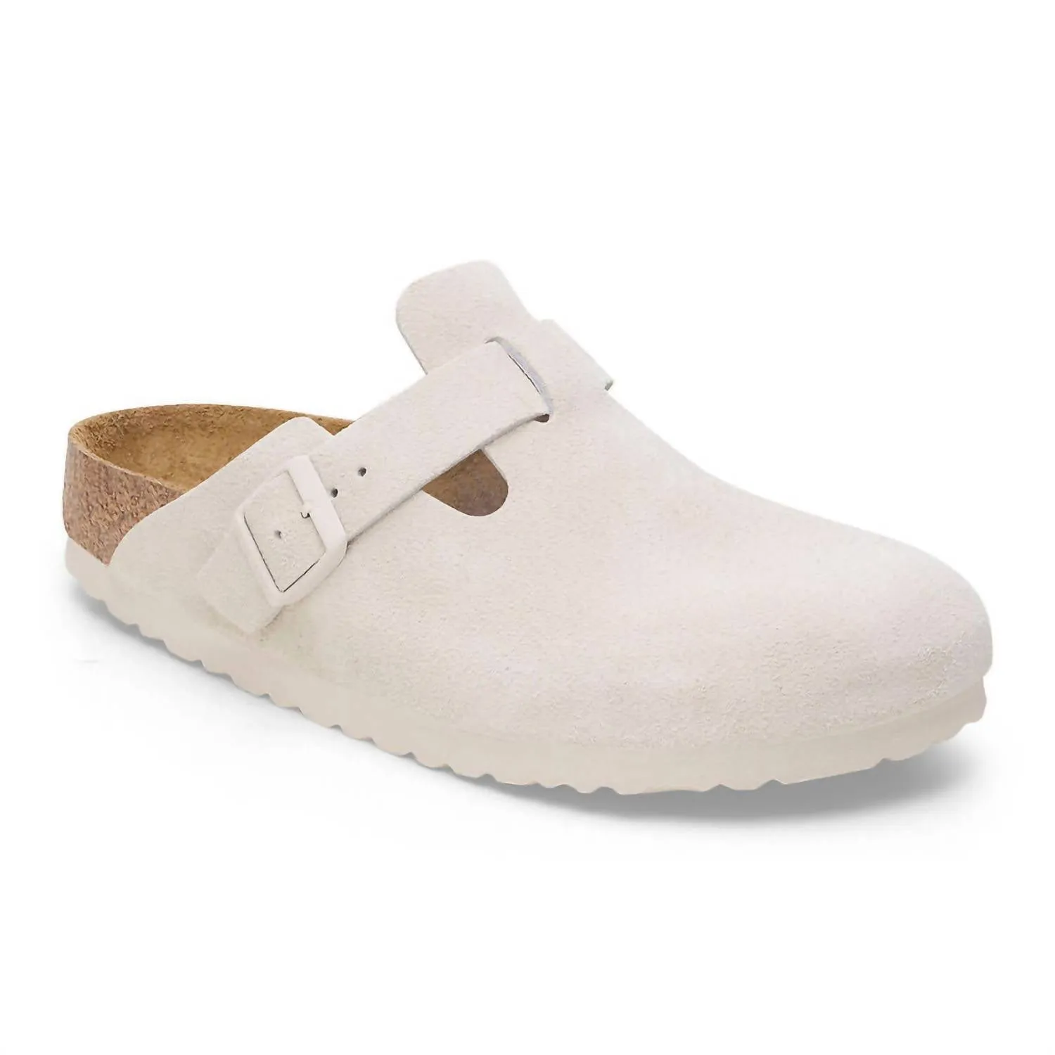 Boston Soft Footbed Clogs In Antique White
