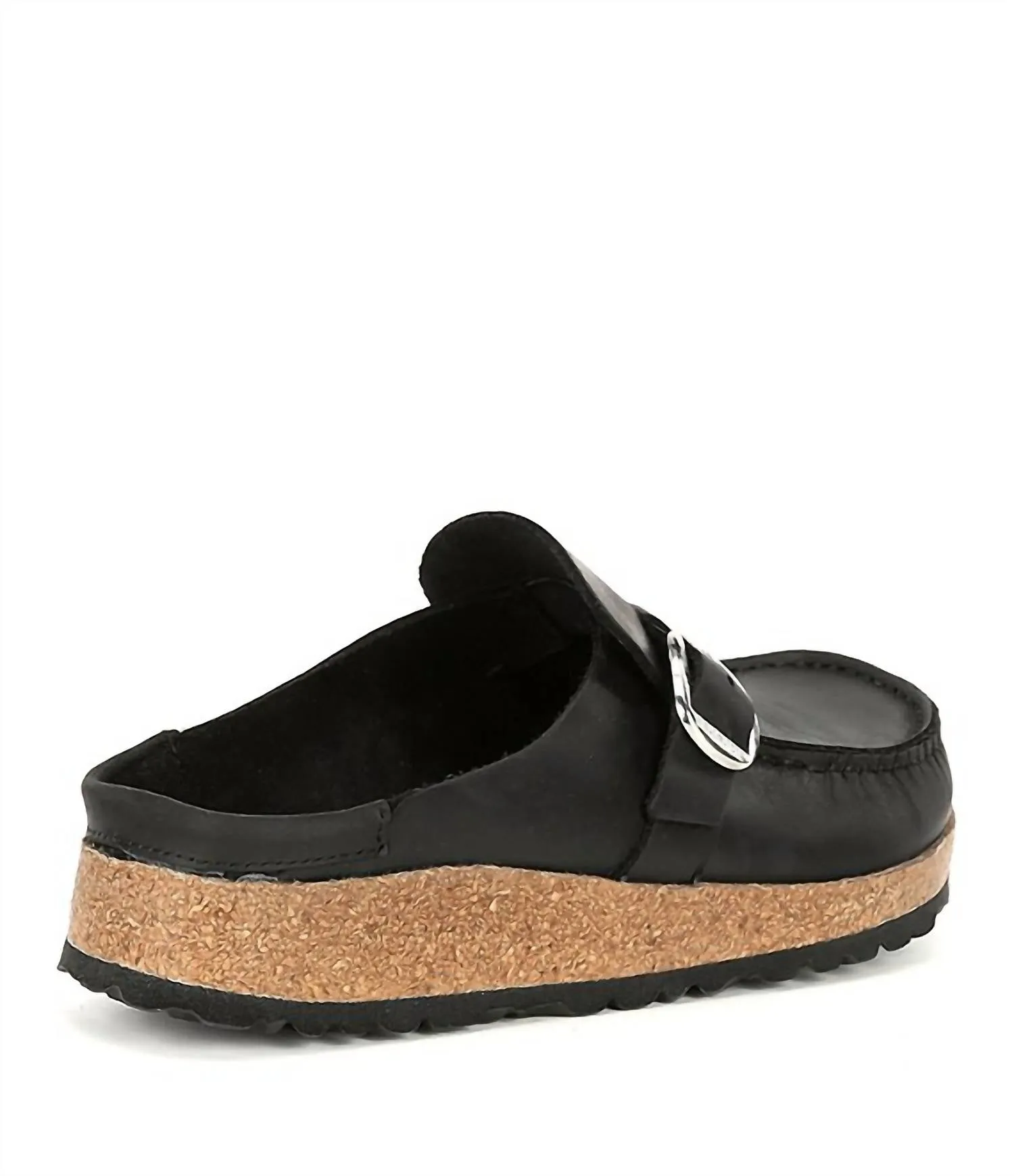 Buckley Oiled Leather Clogs - Regular/wide In Black