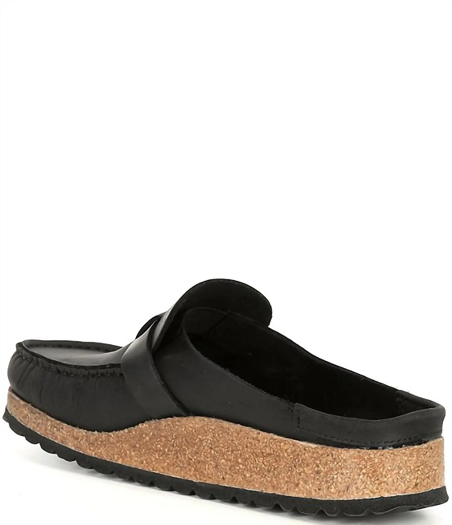 Buckley Oiled Leather Clogs - Regular/wide In Black