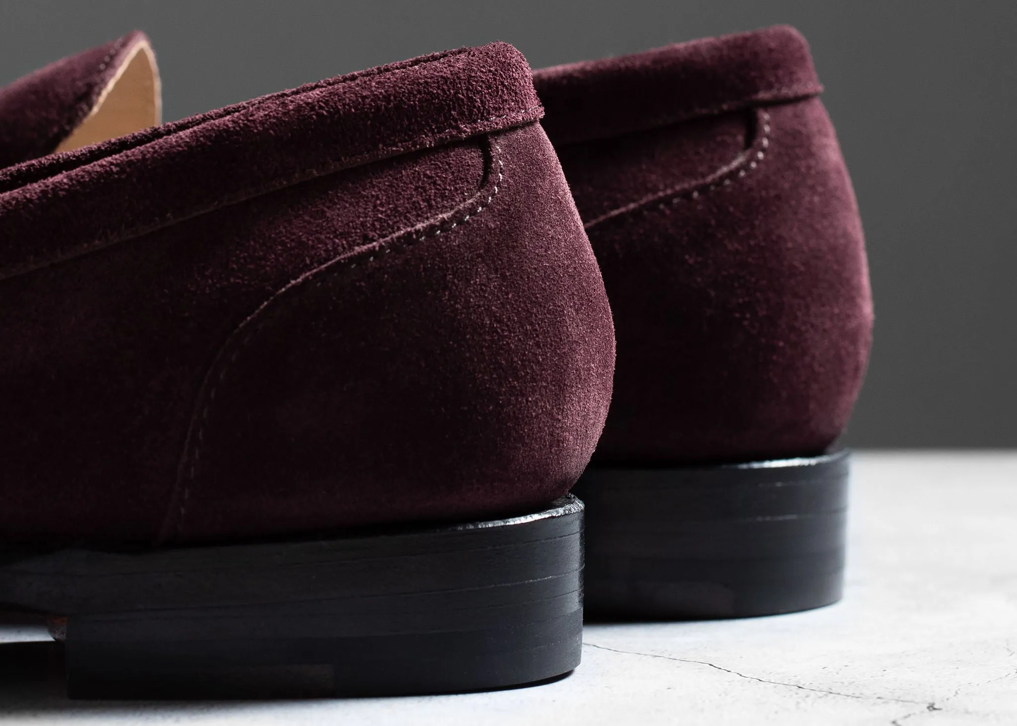 Clara Penny Loafer Berry Suede