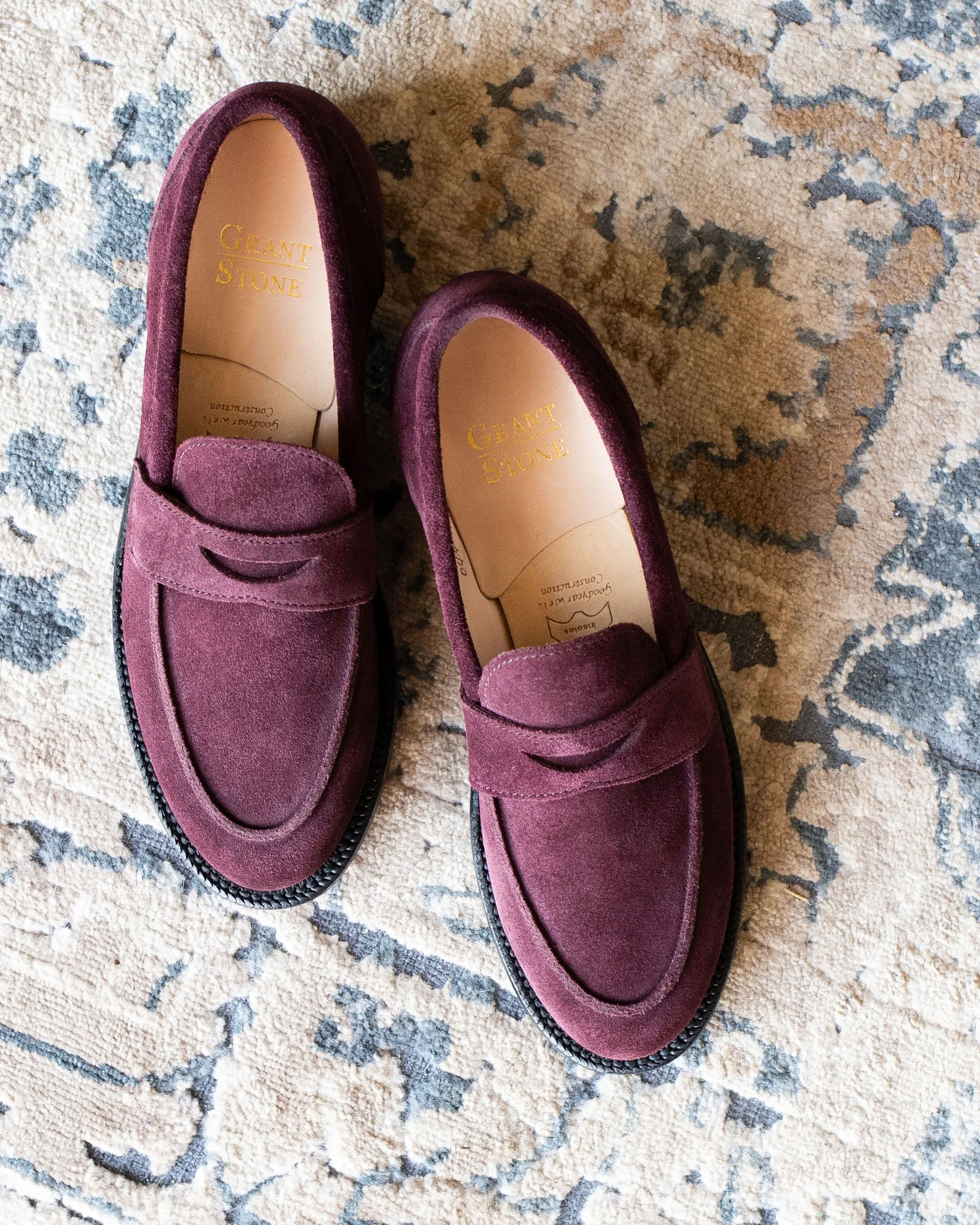 Clara Penny Loafer Berry Suede
