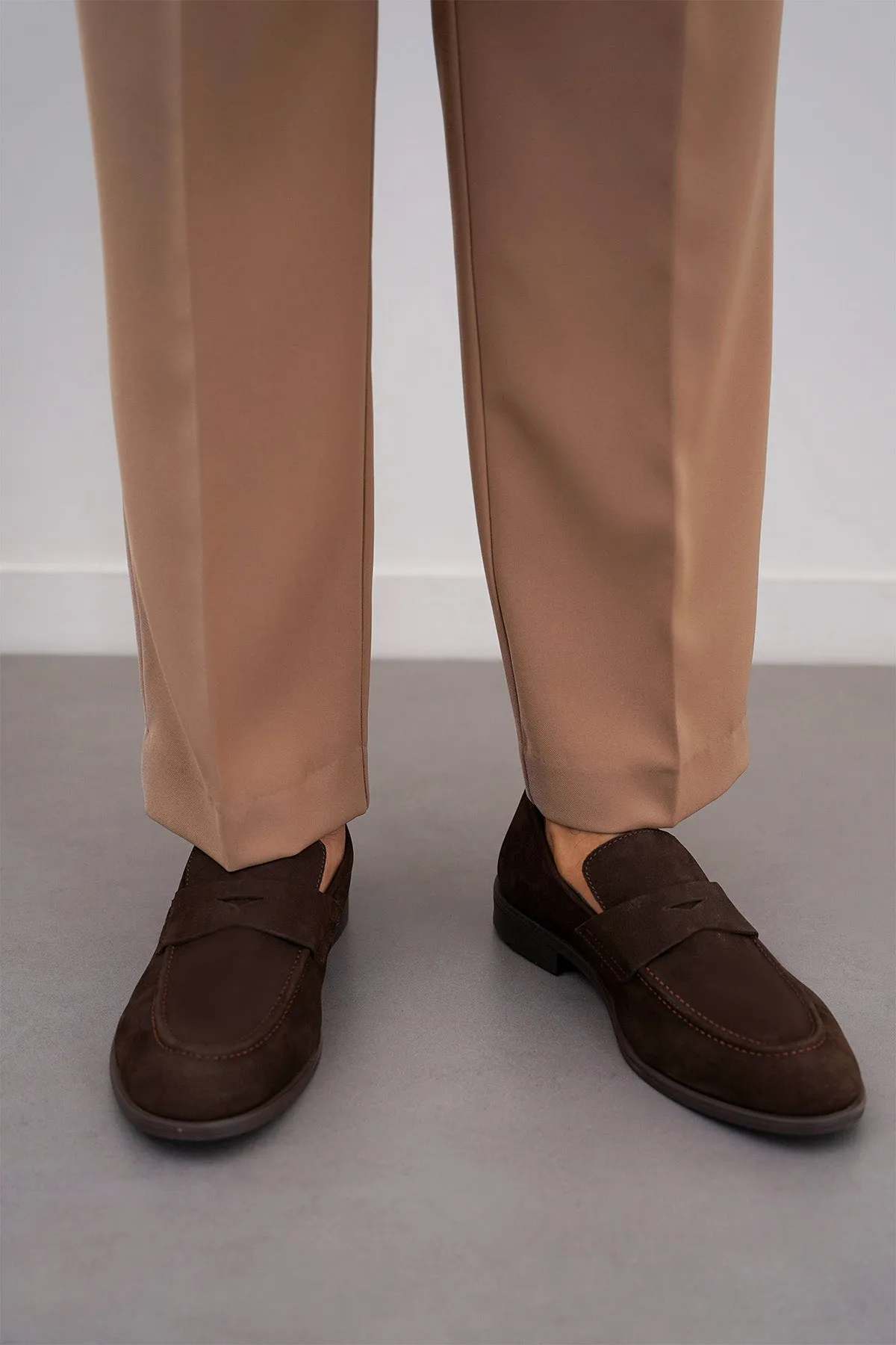GENUINE NUBUCK LOAFERS