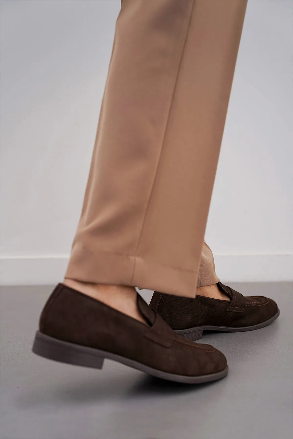 GENUINE NUBUCK LOAFERS