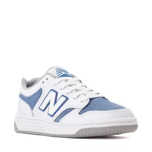 Kid's Grade School 480 White/Sea Stone