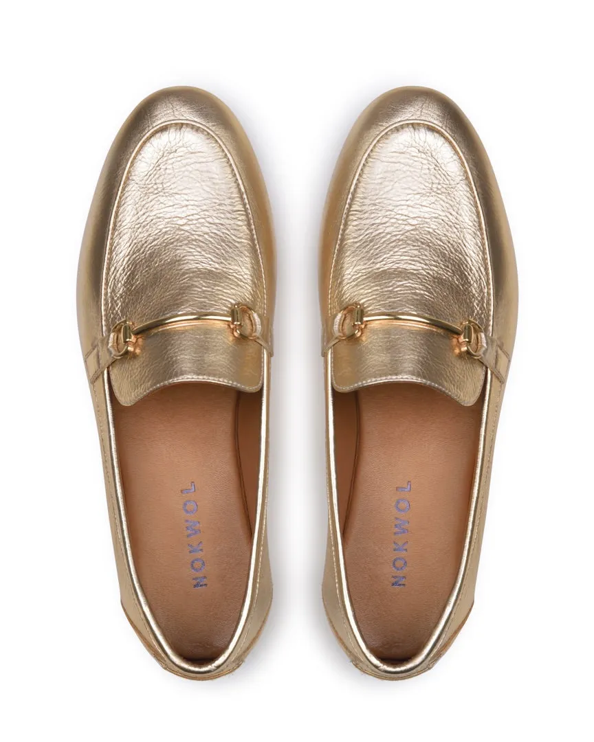 Mercy Gold Leather