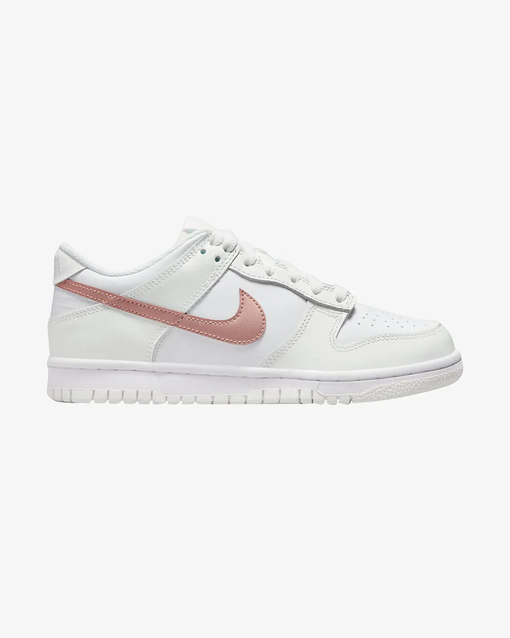 NIKE DUNK LOW WHITE METALLIC PINK GS