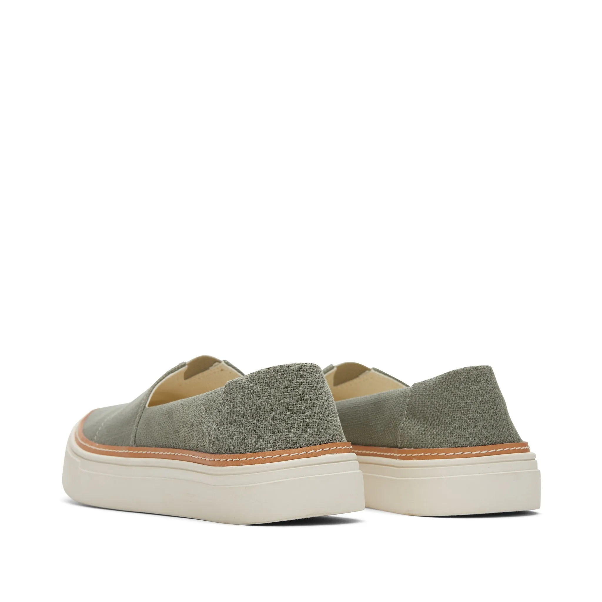 Parker Vetiver Grey Slip On Sneaker