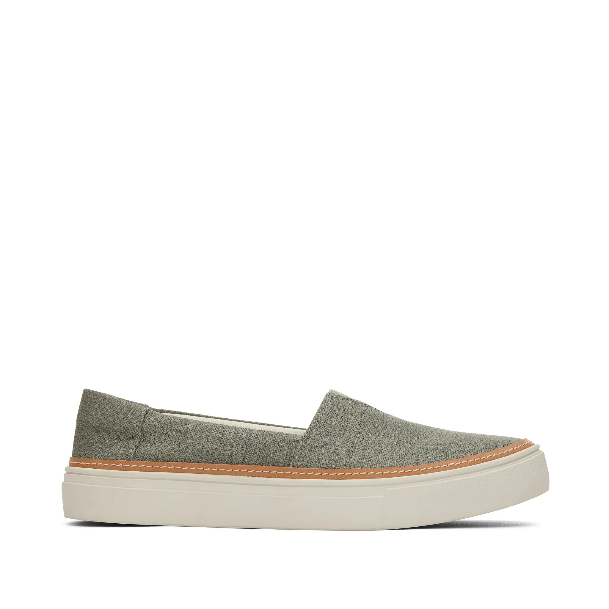 Parker Vetiver Grey Slip On Sneaker
