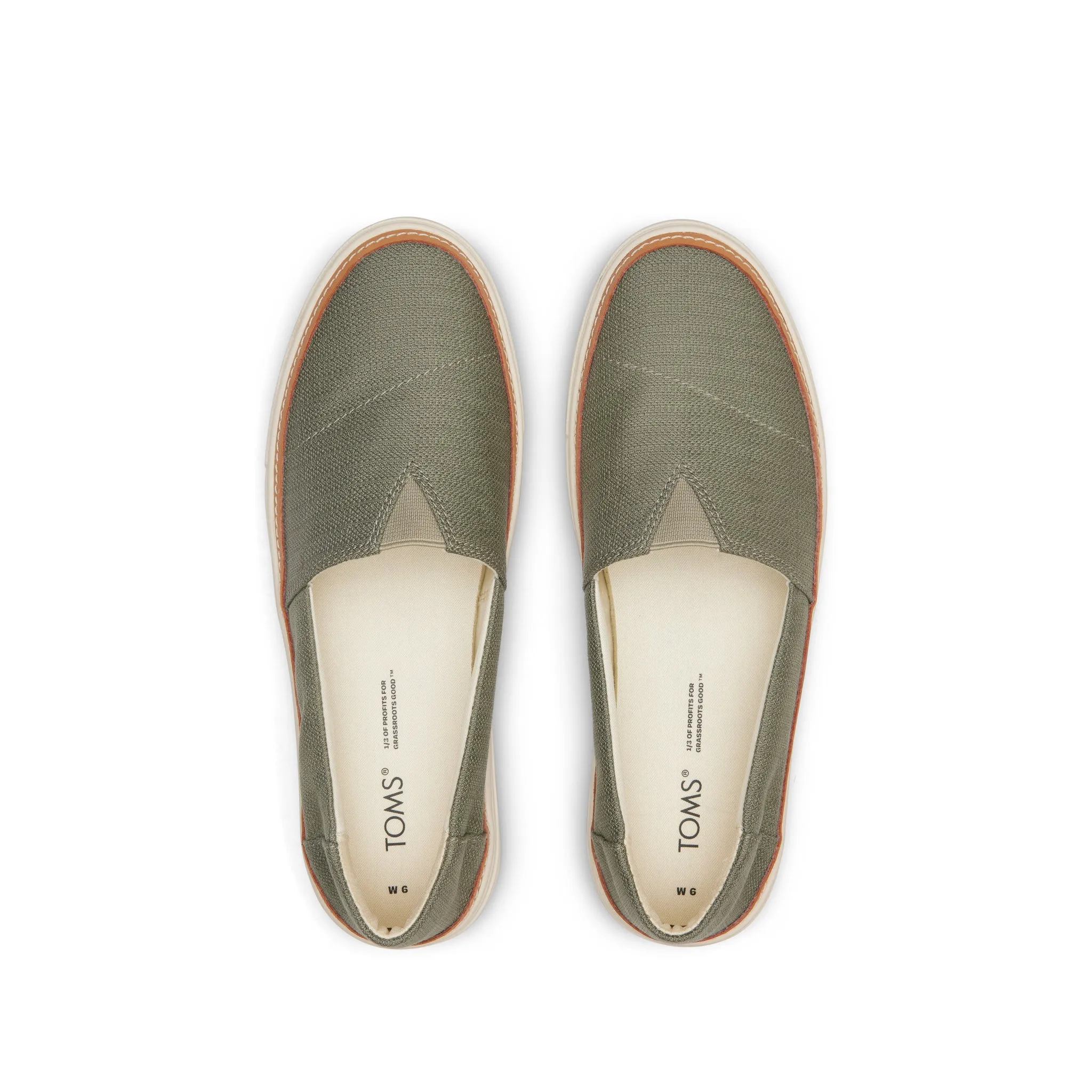 Parker Vetiver Grey Slip On Sneaker