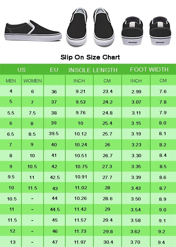 Science Symbols Slip-On Shoes