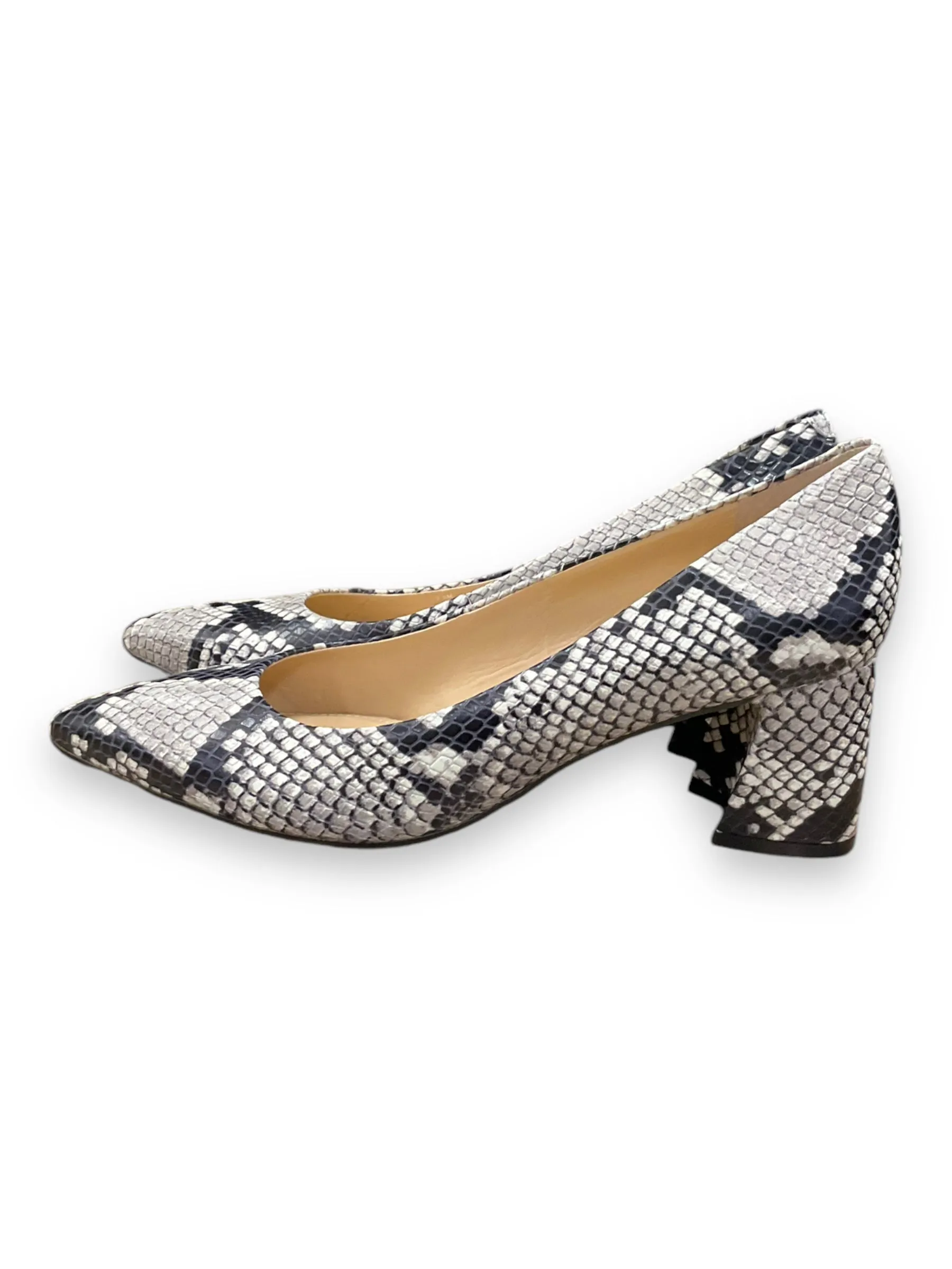 Shoes Heels Block By Marc Fisher In Snakeskin Print, Size: 7.5 marc-fisher