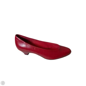 Shoes Heels Block By Naturalizer In Red, Size: 7