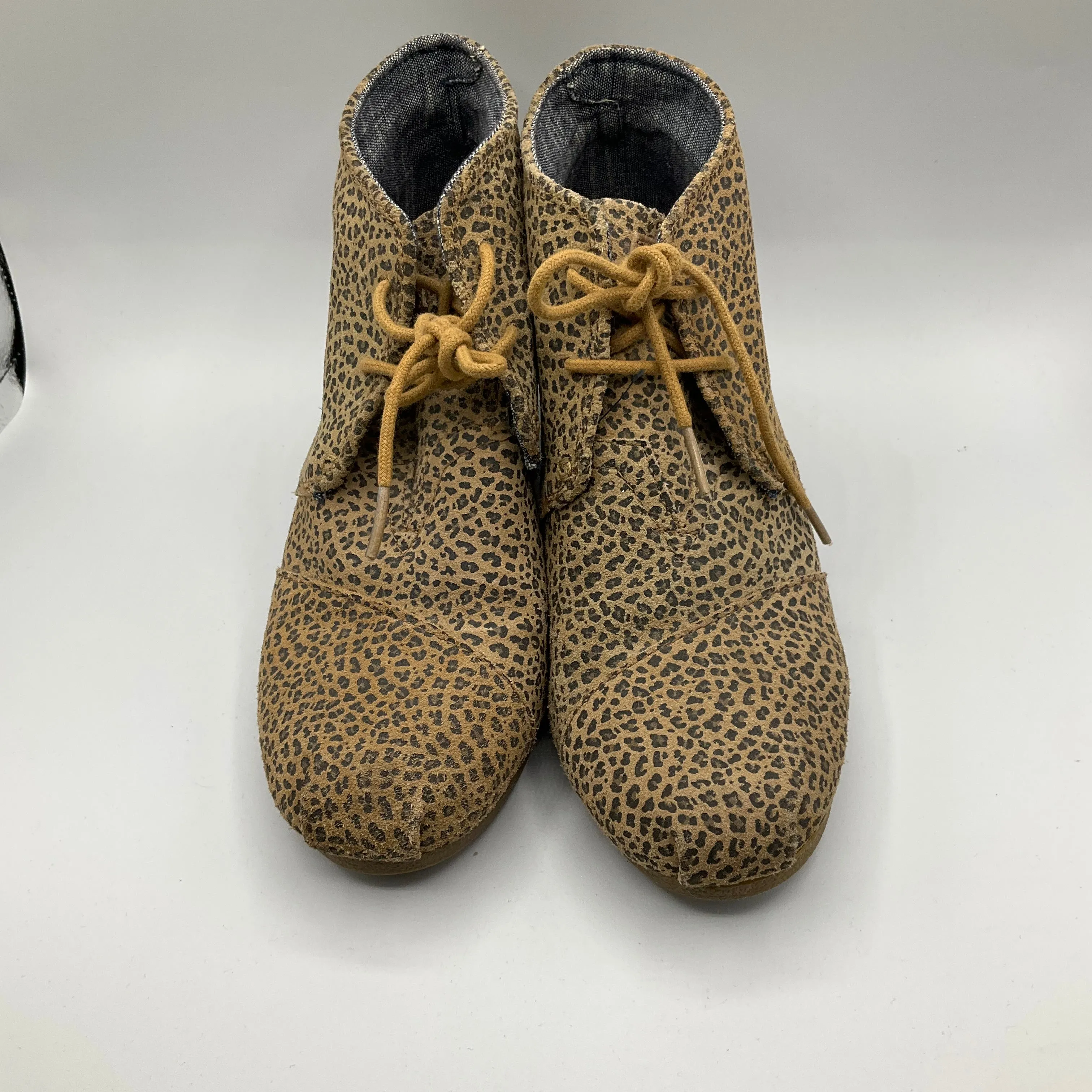 Shoes Heels Platform By Toms In Animal Print, Size: 9 toms
