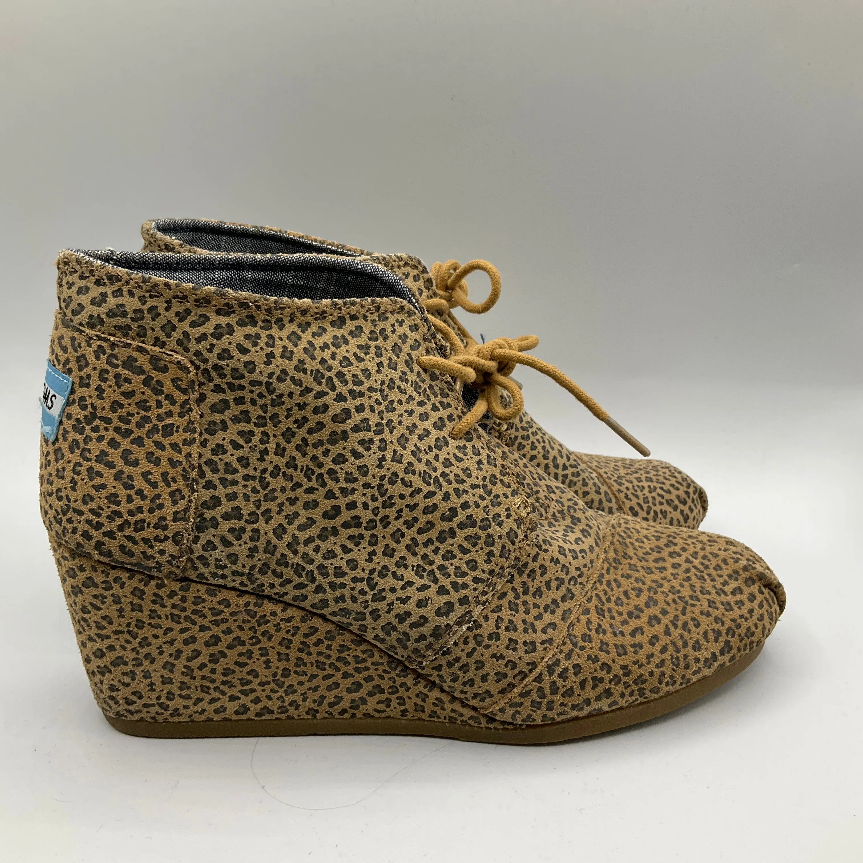 Shoes Heels Platform By Toms In Animal Print, Size: 9 toms