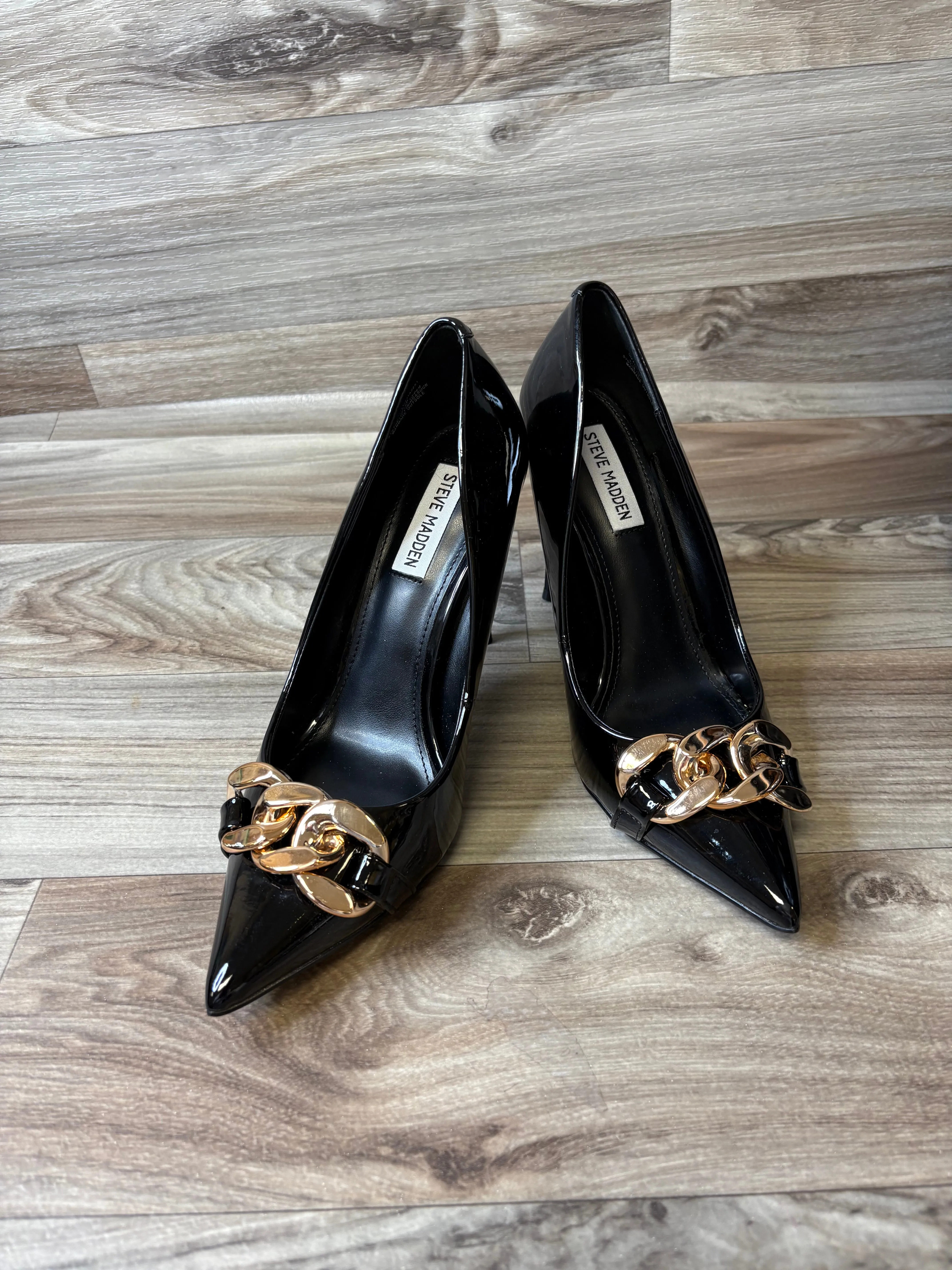 Shoes Heels Stiletto By Steve Madden In Black, Size: 9.5 steve madden