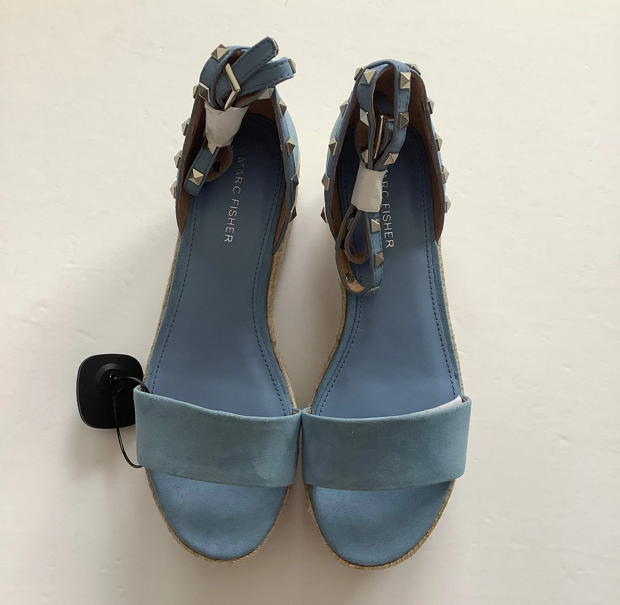 Shoes Heels Wedge By Marc Fisher In Blue, Size: 9 marc-fisher