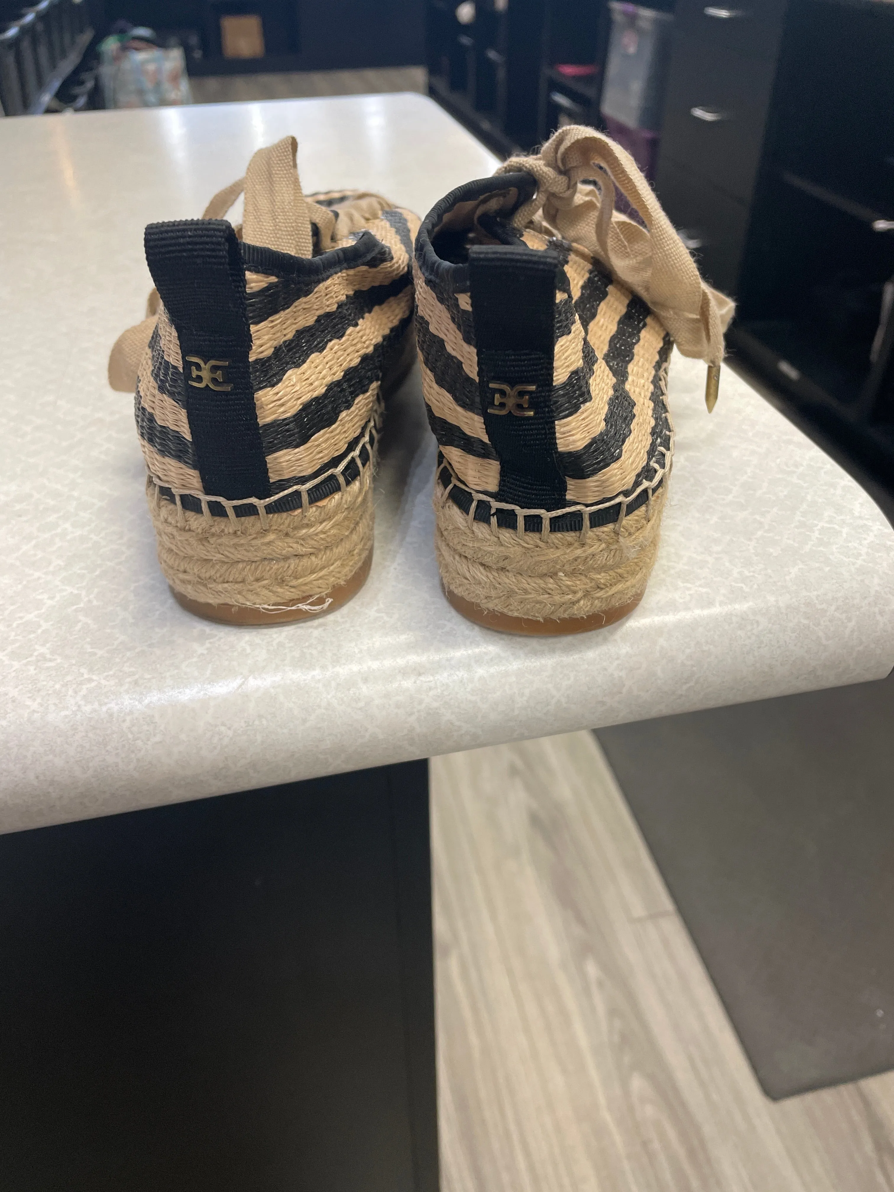 Shoes Sneakers By Sam Edelman In Black & Tan, Size: 8 sam edelman