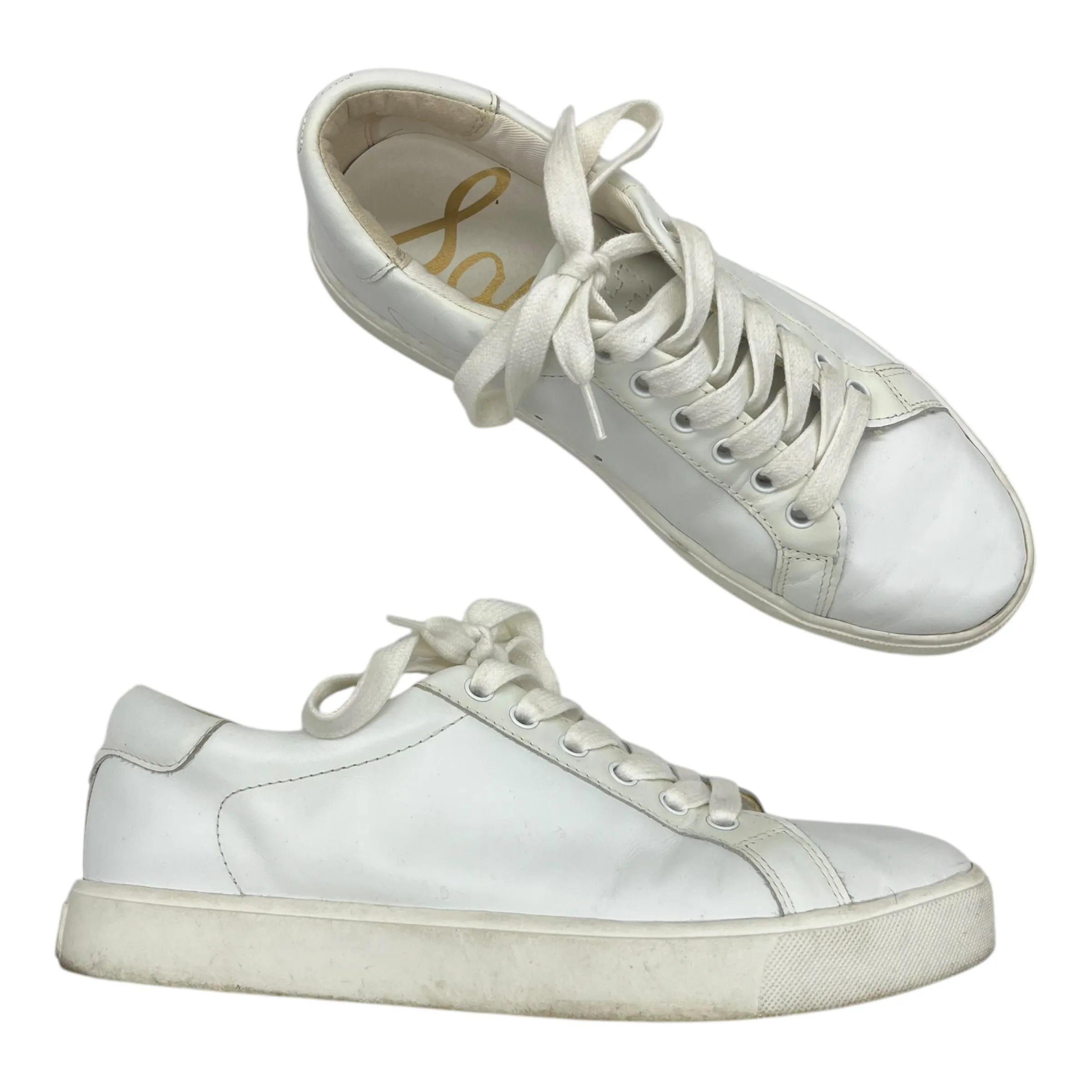 Shoes Sneakers By Sam Edelman In White, Size:8 sam edelman