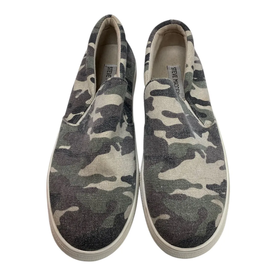 Shoes Sneakers By Steve Madden In Camouflage Print, Size: 8 steve madden