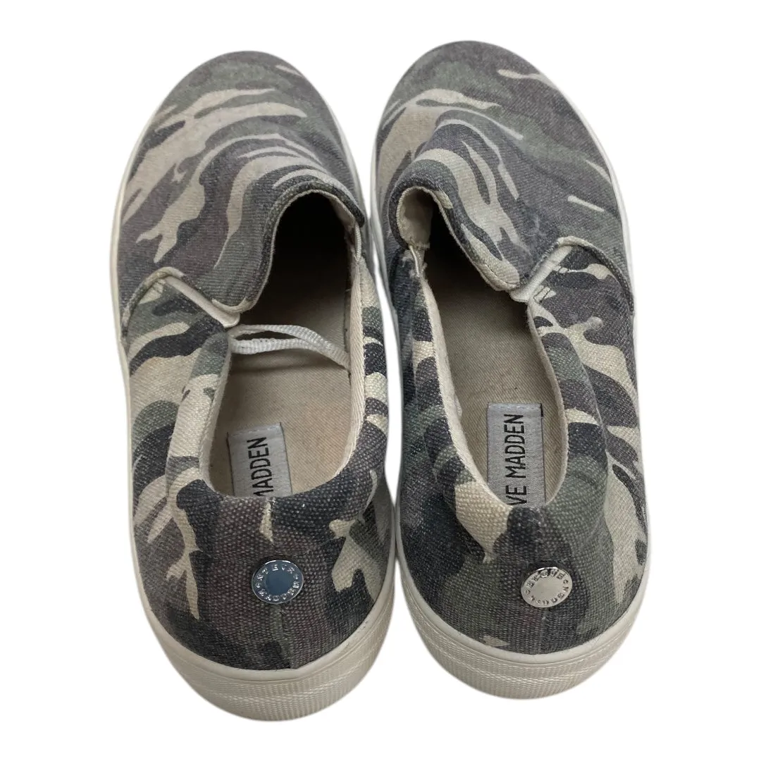 Shoes Sneakers By Steve Madden In Camouflage Print, Size: 8 steve madden
