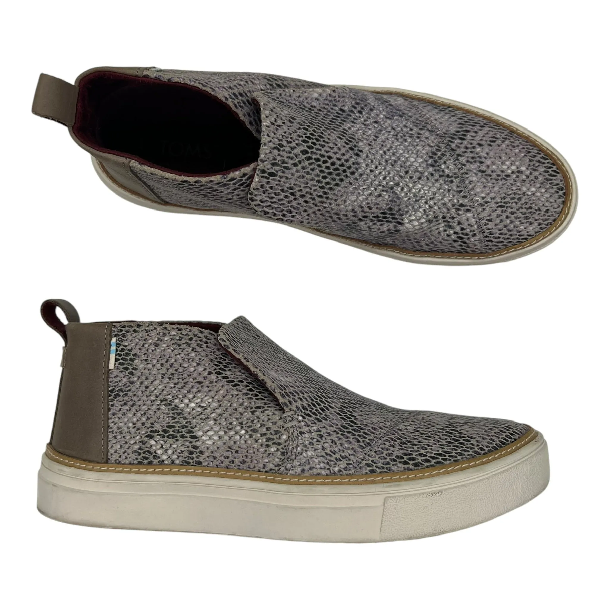 Shoes Sneakers By Toms In Brown & Cream, Size:6 toms