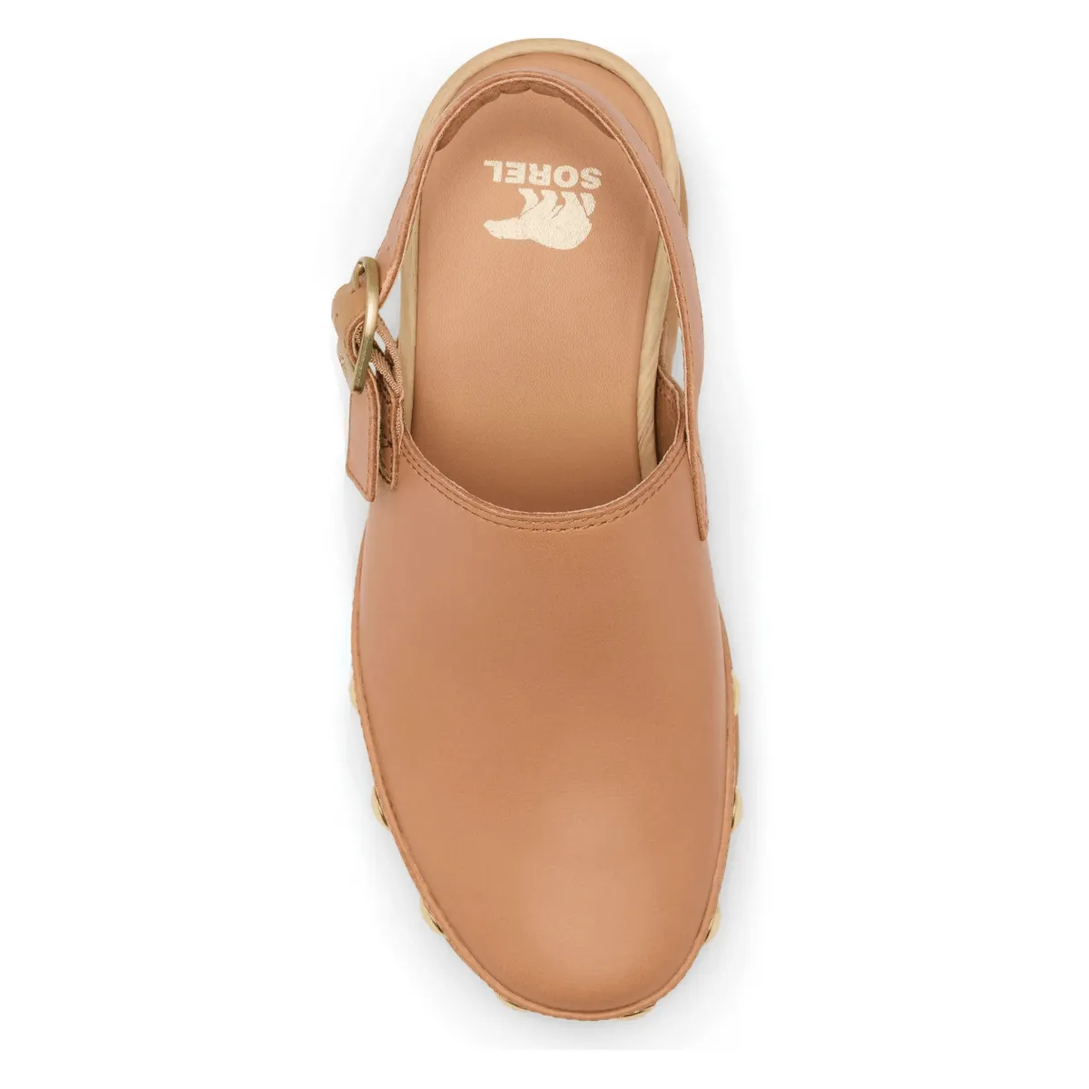 Sorel Women's Roam'N Clog RVT Tawny Buff/Gum 17