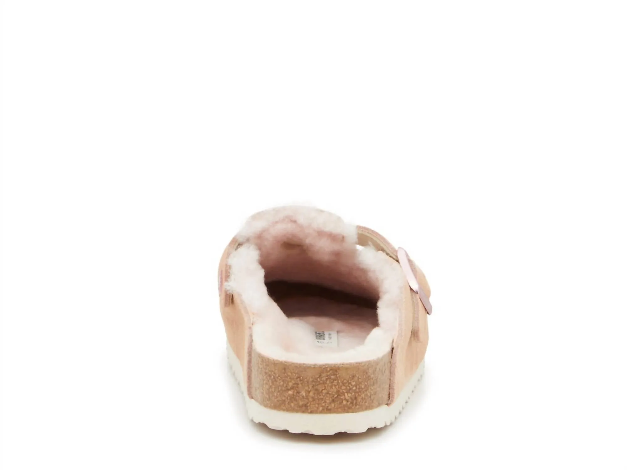 Women's Boston Shearling Clog In Light Rose