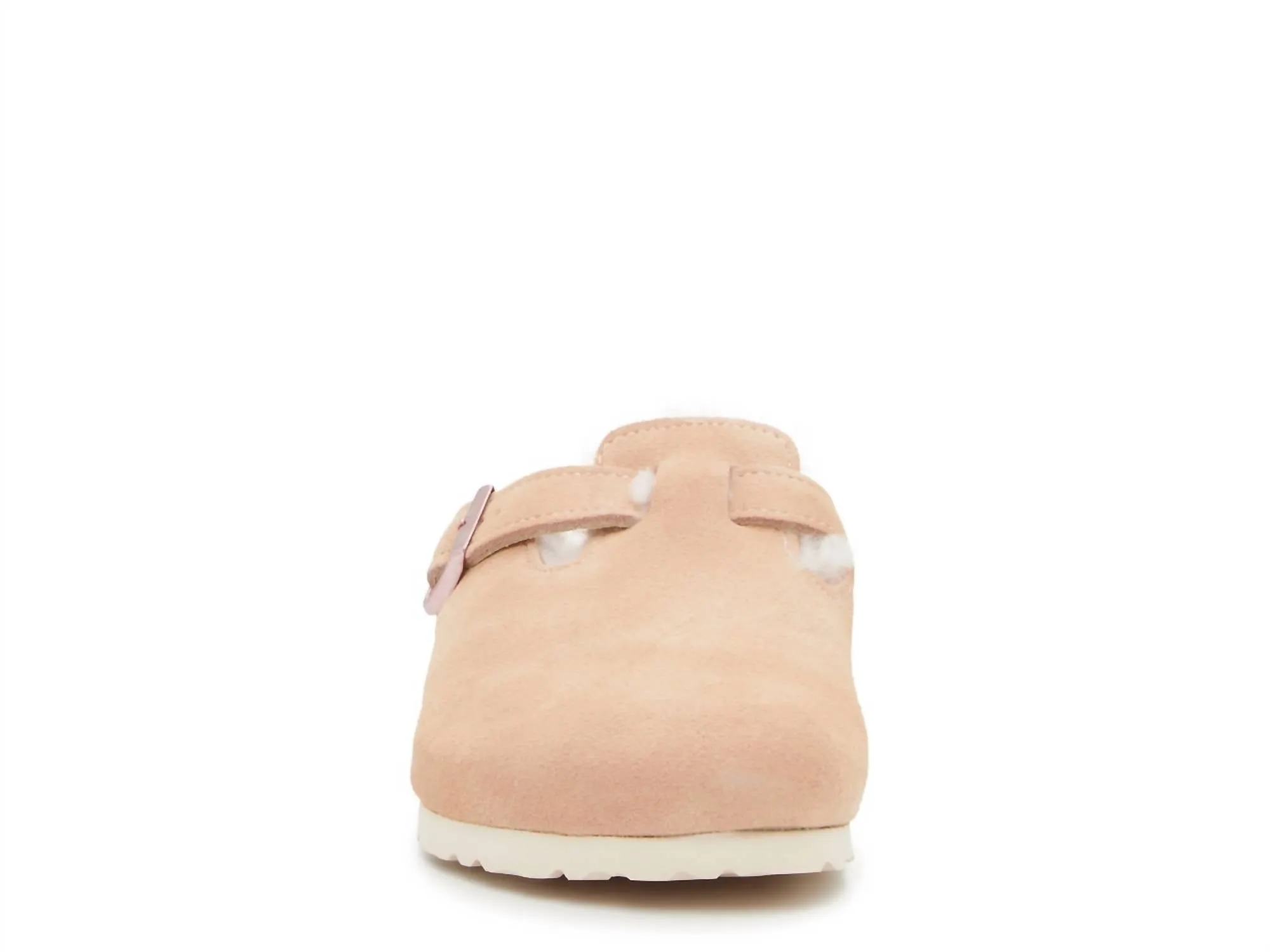 Women's Boston Shearling Clog In Light Rose