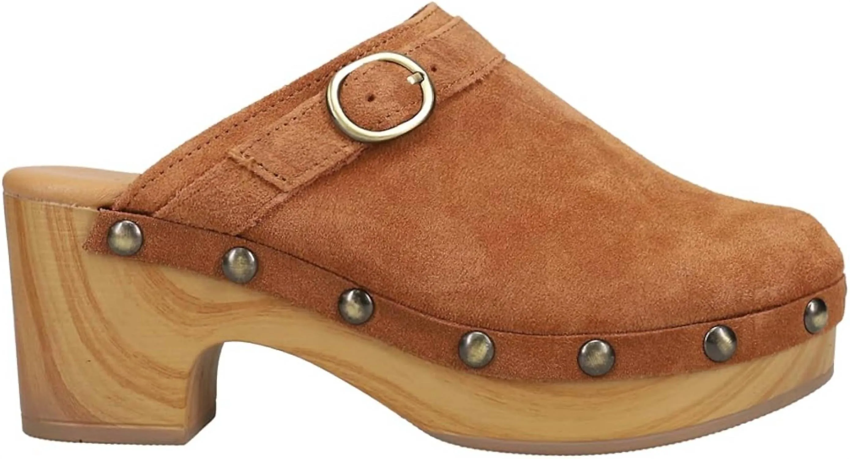 Women's Cindy Mule Clog In Tan