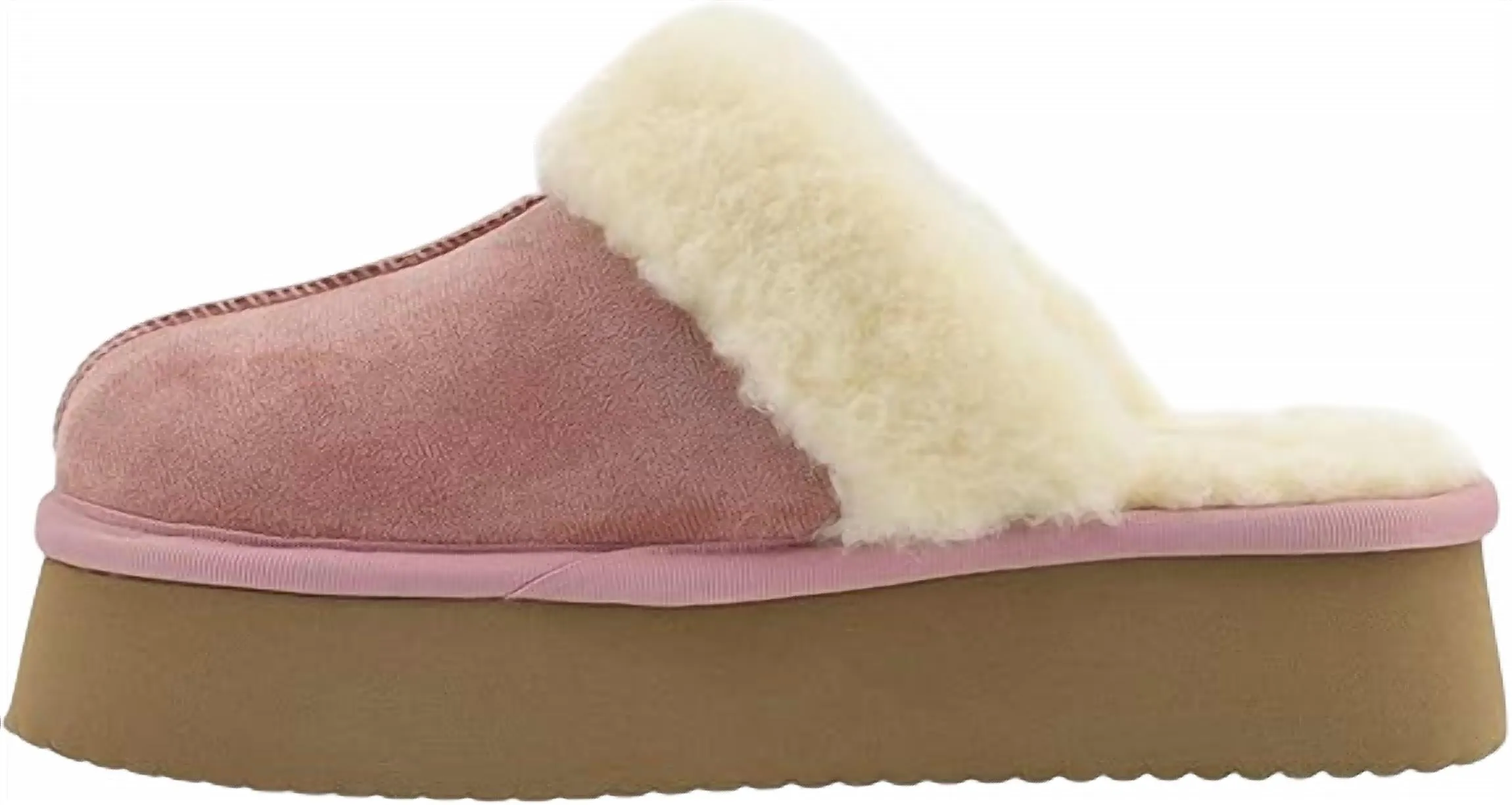 Women's Hey Girl Suede Faux Suede Clogs In Blush