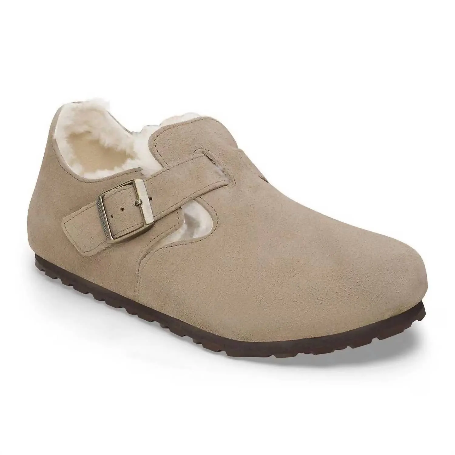 Women's London Shearling Low Shoe In Taupe