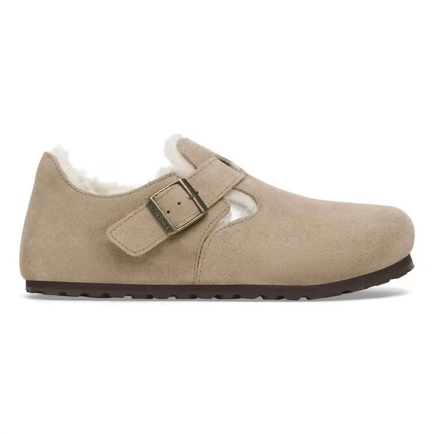 Women's London Shearling Low Shoe In Taupe