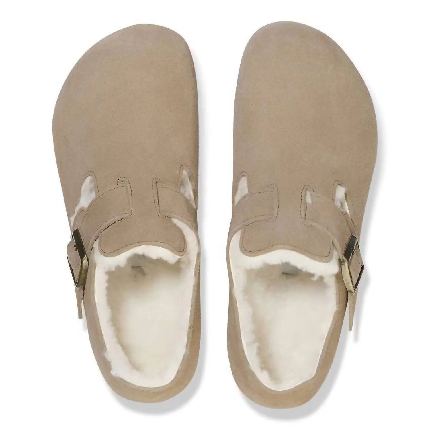 Women's London Shearling Low Shoe In Taupe